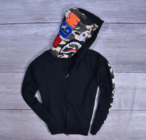 bape-bluza-274zrg-1.jpg BAPE bluza damska rozpinane, z kapturem rozmiar XXL, Używany • Cena • Opinie Allegro - obrazek 1