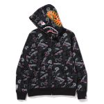 Bluza z kapturem CAMO SHARK – eu.bape.com