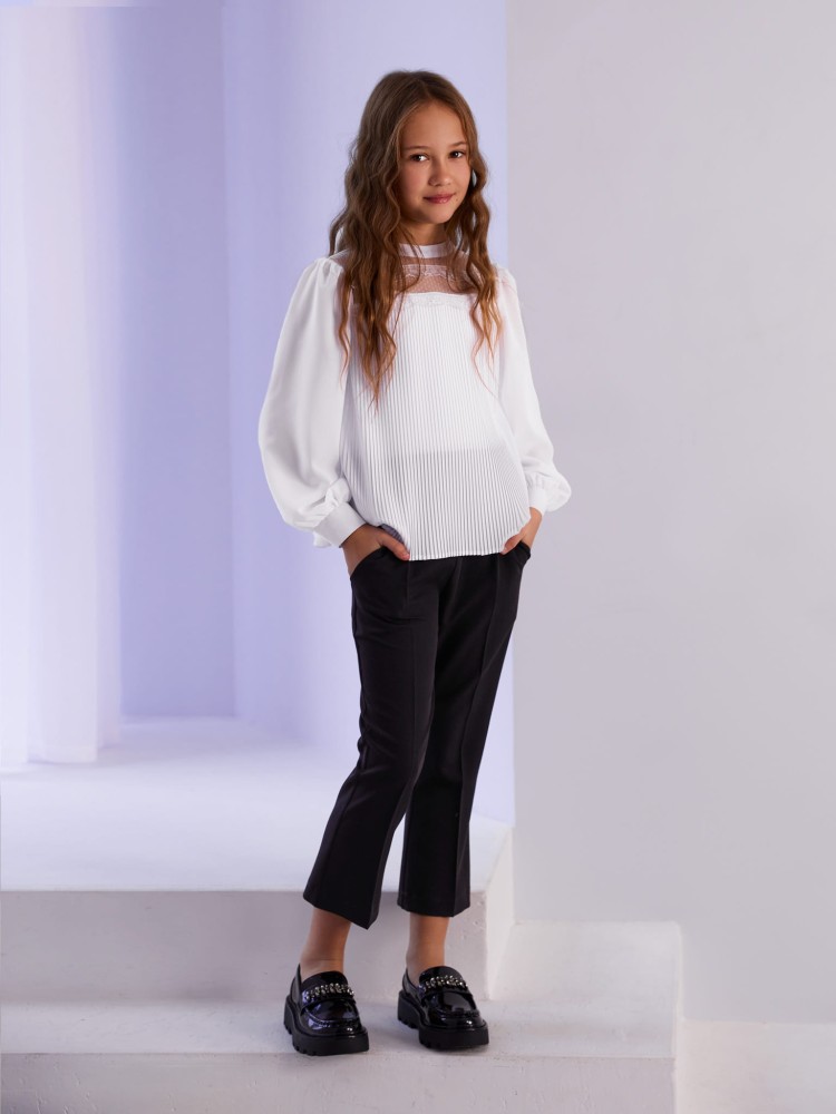 biale-bluzki-692ekb-1.jpg Biała bluzka z plisowanym przodem Sly.pl - obrazek 1