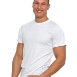 Koszulka męska bawełniana T shirt BIAŁY