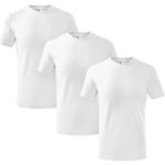 3 pak koszulka t shirt biała na w f