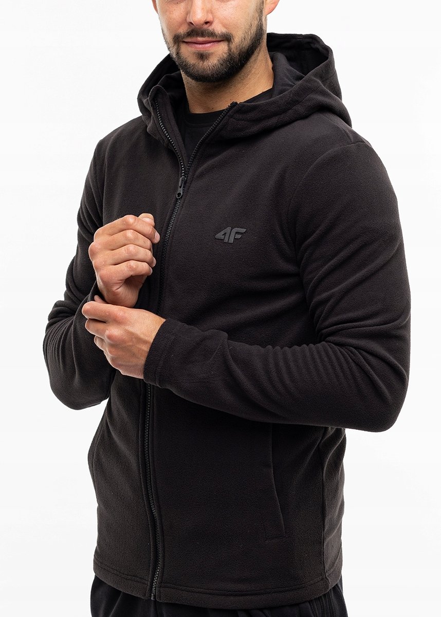 bluza-4-f-711fyu-1.jpg 4F bluza męska z kapturem polarowa polar rozpinana sportowa roz. L 4F | Moda Sklep EMPIK.COM - obrazek 1