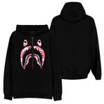 AEMİ Bluza z kapturem Bape Shark Printed Oversize Unisex Cena i opinie