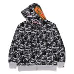 Bluza z kapturem CAMO SHARK – eu.bape.com
