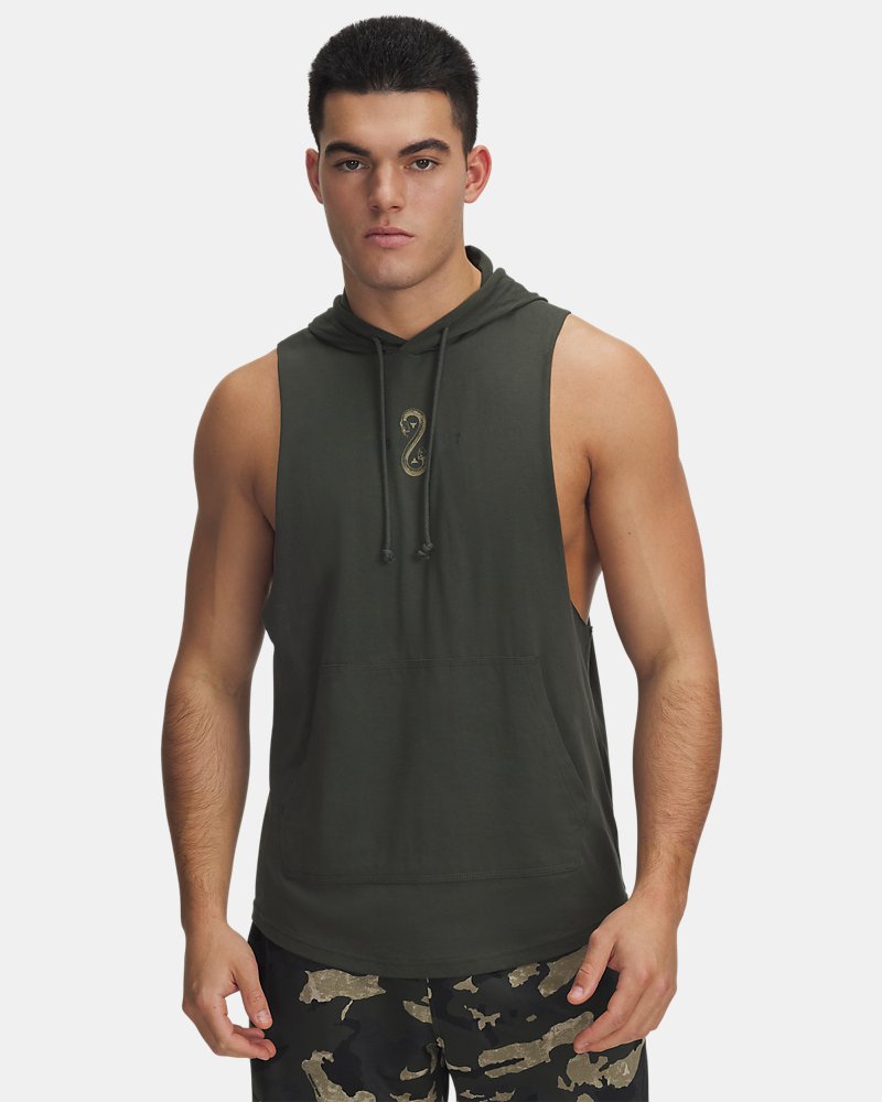 bluza-bez-rekawow-188vsp.jpg Męska bluza bez rękawów z kapturem Project Rock Snake - obrazek 1