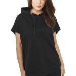Bluza Z Kapturem Bez Rękawów Damska Czarna Urban Classics TB931