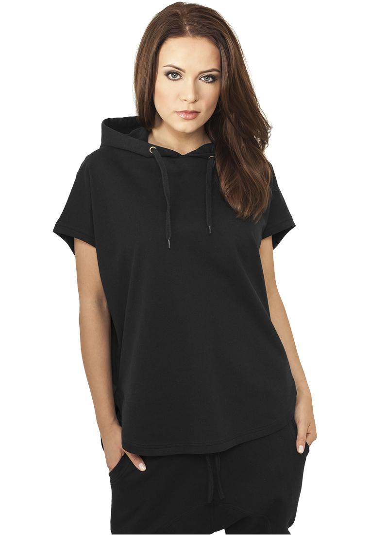 bluza-bez-rekawow-604vdb.jpg Bluza Z Kapturem Bez Rękawów Damska Czarna Urban Classics TB931 - obrazek 1