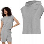 BLUZA DAMSKA 4F Z KAPTUREM BEZ RĘKAWÓW SPORTOWA BLD030 SS22 XS