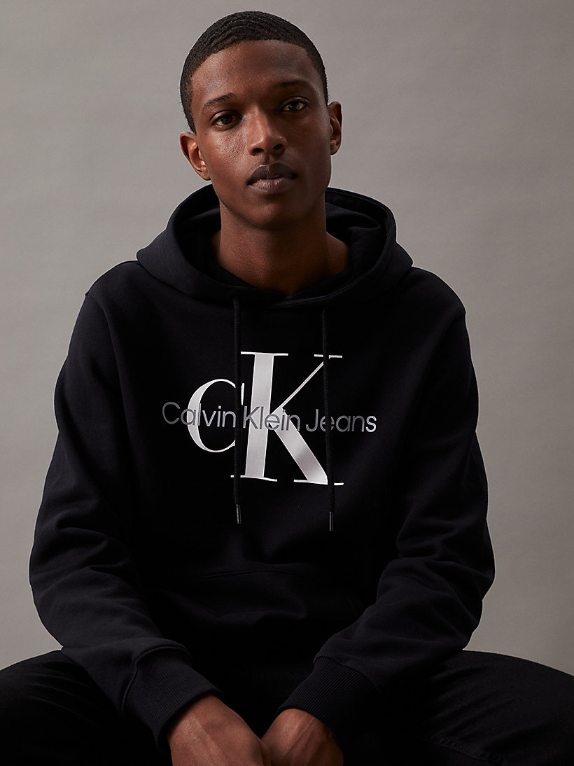 bluza-ck-meska-005nba-1.jpg Bluza z kapturem i monogramem CALVIN KLEIN® | J30J320934BEH - obrazek 1