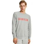 CALVIN KLEIN BLUZA MĘSKA CIENKA L/S SWEATSHIRT GRAY 000NM1960E W6K