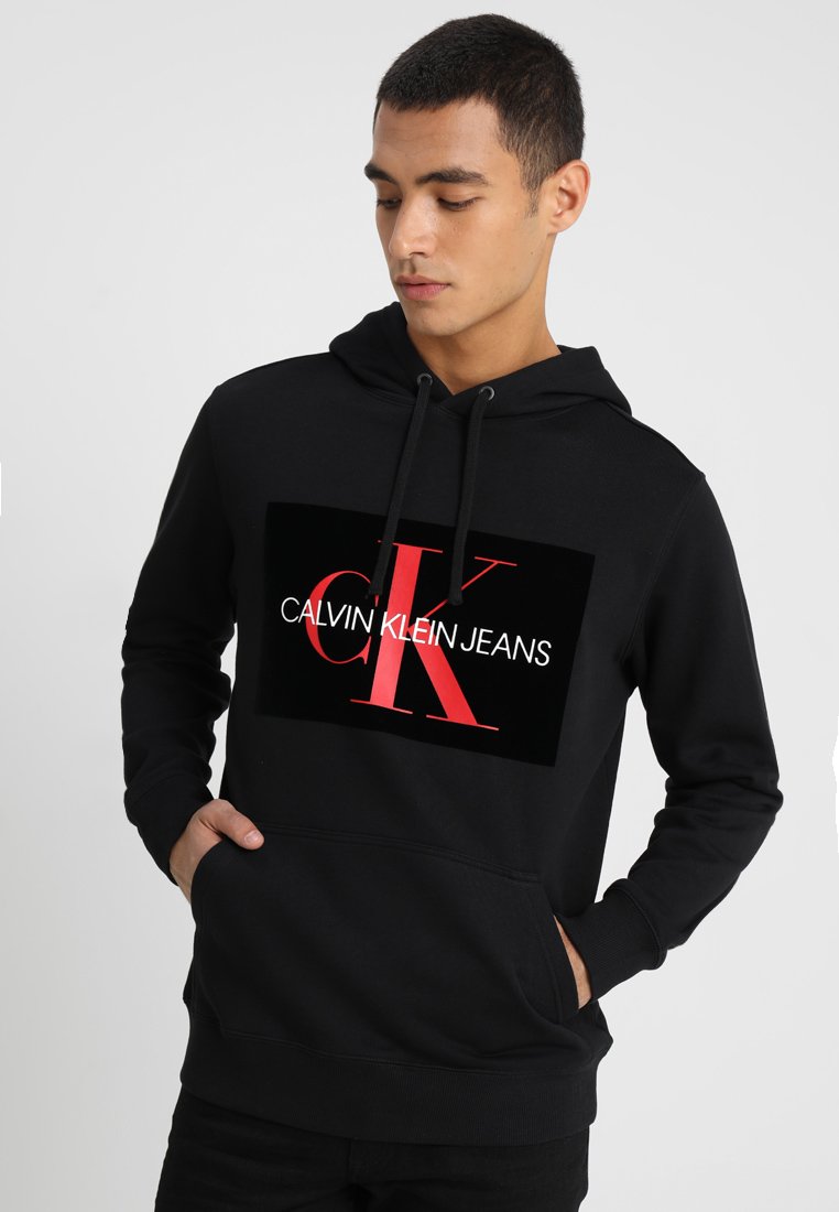 bluza-ck-meska-044ynq-1.jpg Calvin Klein Bluza męska czarna z kapturem S OVERLOOK : OVERLOOK - obrazek 1