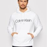 Calvin Klein Bluza Logo K10K104060 Biały Regular Fit | Modivo.pl