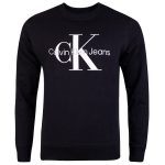 Calvin Klein Bluza Męska Cienka Core Monogram Crewne Black J30J320933 Beh Xl
