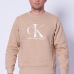 Calvin Klein Jeans Bluza beżowa CALVIN KLEIN JEANS Butik Online MAICON