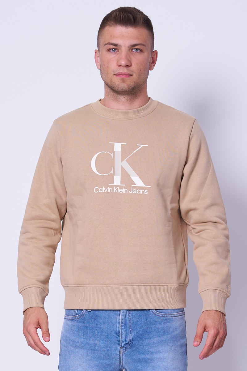 bluza-ck-meska-860nbz-1.jpg Calvin Klein Jeans Bluza beżowa CALVIN KLEIN JEANS Butik Online MAICON - obrazek 1