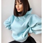 Bluza Oversize Damska z Kapturem. Model 200 0205