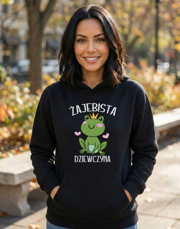 bluza-dla-dziewczyny-023chm-1.jpg Bluza Żajebista Dziewczyna Czarna | Kup Jakość w Grindrobe - obrazek 1