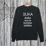 bluza z nadrukiem dla dziewczyny, kobiety, żony, dla niej, dla ukochanej, prezent na okazję