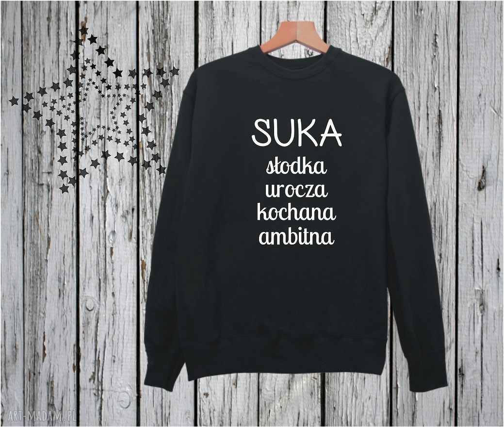 bluza-dla-dziewczyny-128zzn-1.jpg bluza z nadrukiem dla dziewczyny, kobiety, żony, dla niej, dla ukochanej, prezent na okazję - obrazek 1