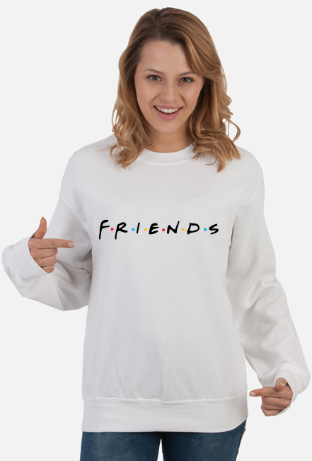 bluza-friends-049vhu-1.jpg Bluza damska Friends Produkt z nadrukiem - obrazek 1