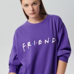 Bluza Friends Kolor fioletowy SINSAY 4361N 45X