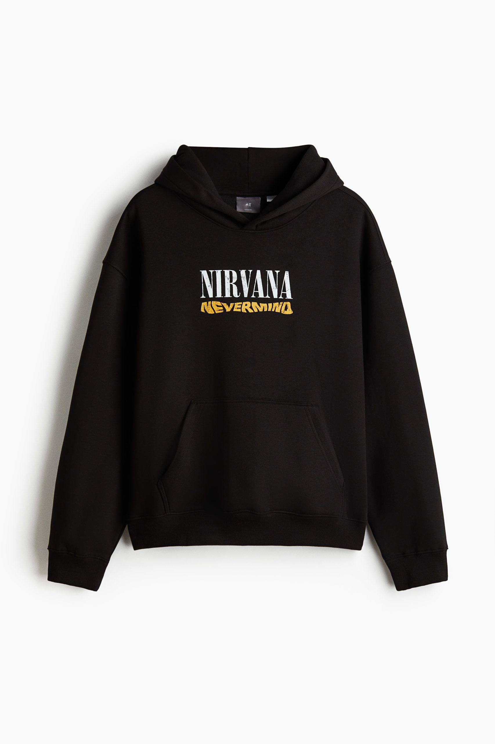 bluza-hm-586iay-1.jpg Bluza z kapturem Loose Fit Czarny/Metallica ON | H&M PL - obrazek 1