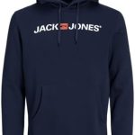 Jack & Jones Mężczyźni Jjecorp Noos Bluza z Kapturem, Granatowy, XXL : Amazon.pl: Moda