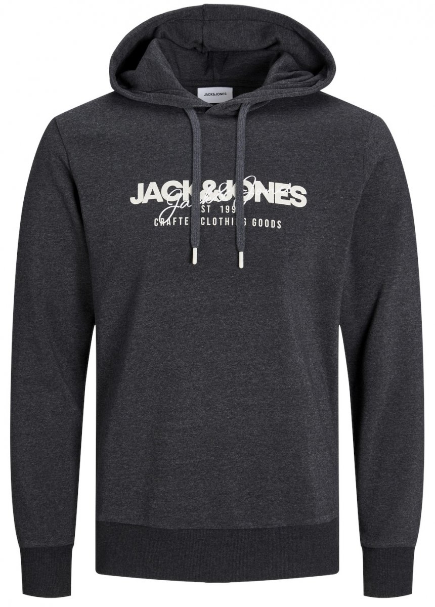 bluza-jack-jones-115rfc-1.jpg Jack & Jones JJALVIS Hoodie Black - obrazek 1