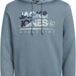Jack & Jones JJLUKE Hoodie Goblin Blue