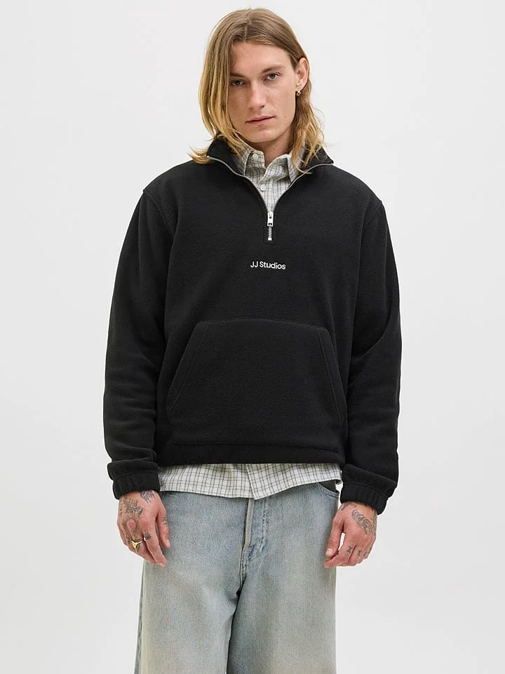 bluza-jack-jones-754qhe.webp Jack Jones Jack & Jones Bluza polarowa w kolorze czarnym Lamoda.pl - obrazek 1