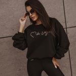 BLUZA O LA VOGA LOVE CZARNY