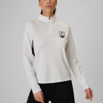 Bluza piłkarska regular szybkoschnąca damska biała