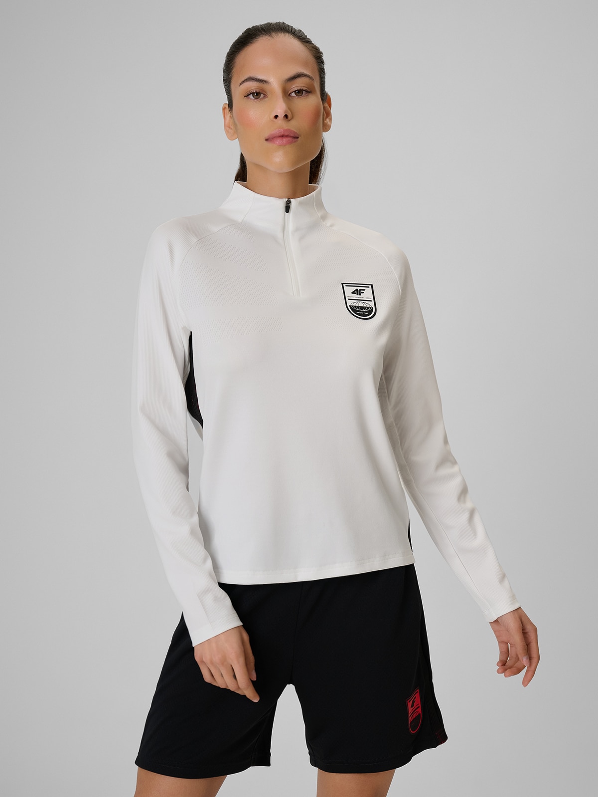 bluza-pilkarska-428apt.jpg Bluza piłkarska regular szybkoschnąca damska biała - obrazek 1