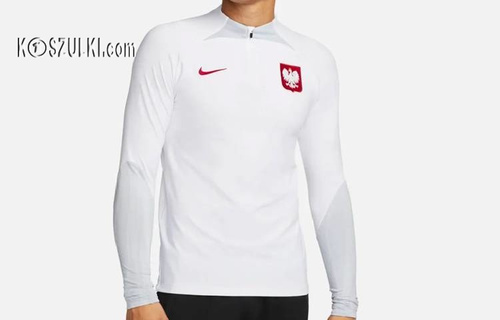 bluza-pilkarska-602amw.jpg Bluza Reprezentacji Polski Nike treningowa Drill Top Dh6459 100 - obrazek 1