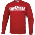 Bluza męska PIT BULL Boxing Crewneck FRENCH TERRY Czerwona / XXL ELEVEL Sklep online. Odzież i akcesoria znanych marek