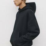 PULL&BEAR BOXY FIT Bluza z kapturem/czarny Zalando.pl