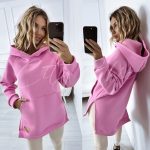 Bluza z rozcięciami różowa | Citychic.pl