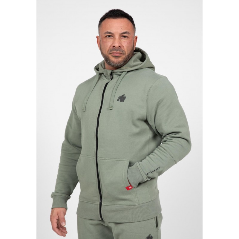 bluza-sportowa-272tve-1.jpg Leon Hoodie bluza sportowa rozpinana z kapturem GORILLA WEAR POLSKA - obrazek 1
