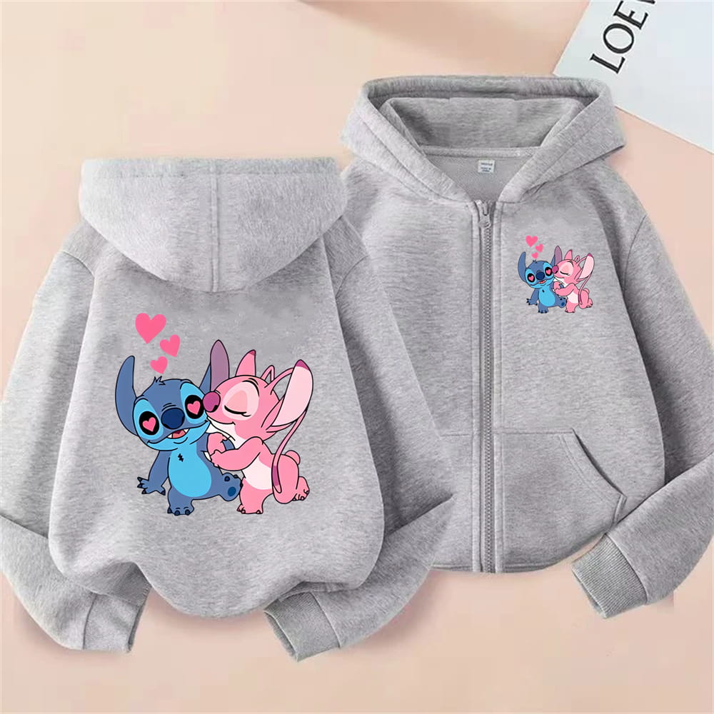 bluza-stitch-454ptg-1.jpg Rozpinana Bluza z Kapturem Stitch Disney rozm. 100 160 - obrazek 1