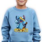 Bluza Bawełniana Dziecięca Niebieska Lilo Stich Hawaii 104 Ceny i opinie Ceneo.pl