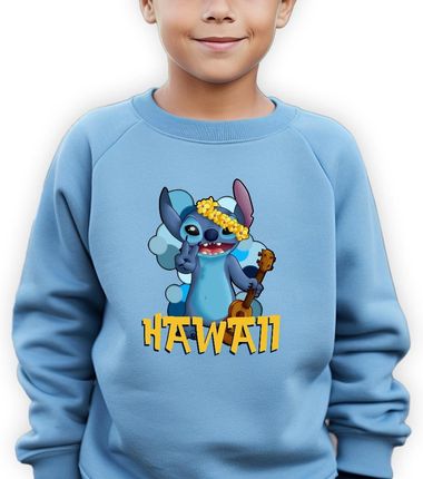 bluza-stitch-828cjn-1.jpg Bluza Bawełniana Dziecięca Niebieska Lilo Stich Hawaii 104 Ceny i opinie Ceneo.pl - obrazek 1