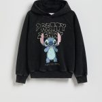 Bluza Lilo i Stitch Kolor czarny RESERVED 283FA 99X