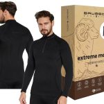 Brubeck Extreme Merino męska wełniana koszulka termiczna z suwakiem termoaktywna.pl
