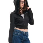 Bluza z kapturem z odpinanym futerkiem CROPP 065FL 99X