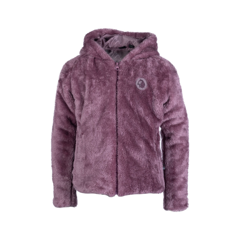 bluza-z-futerkiem-987gpd-1.jpg Bluza z futerkiem HKM "Alva" 146/152 lilia - obrazek 1