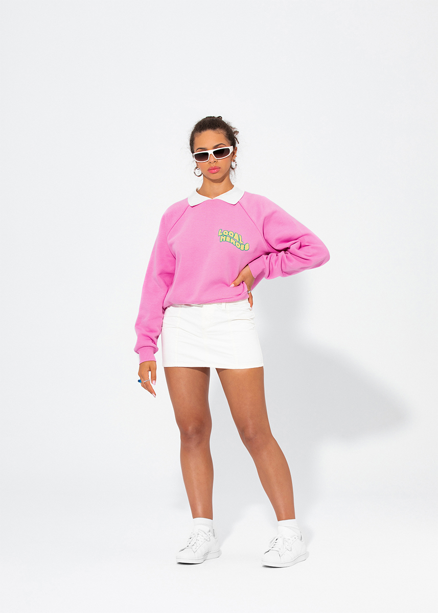bluza-z-kolnierzykiem-092yad.jpg BLUZA CHEWING GUM Z KOŁNIERZYKIEM - obrazek 1