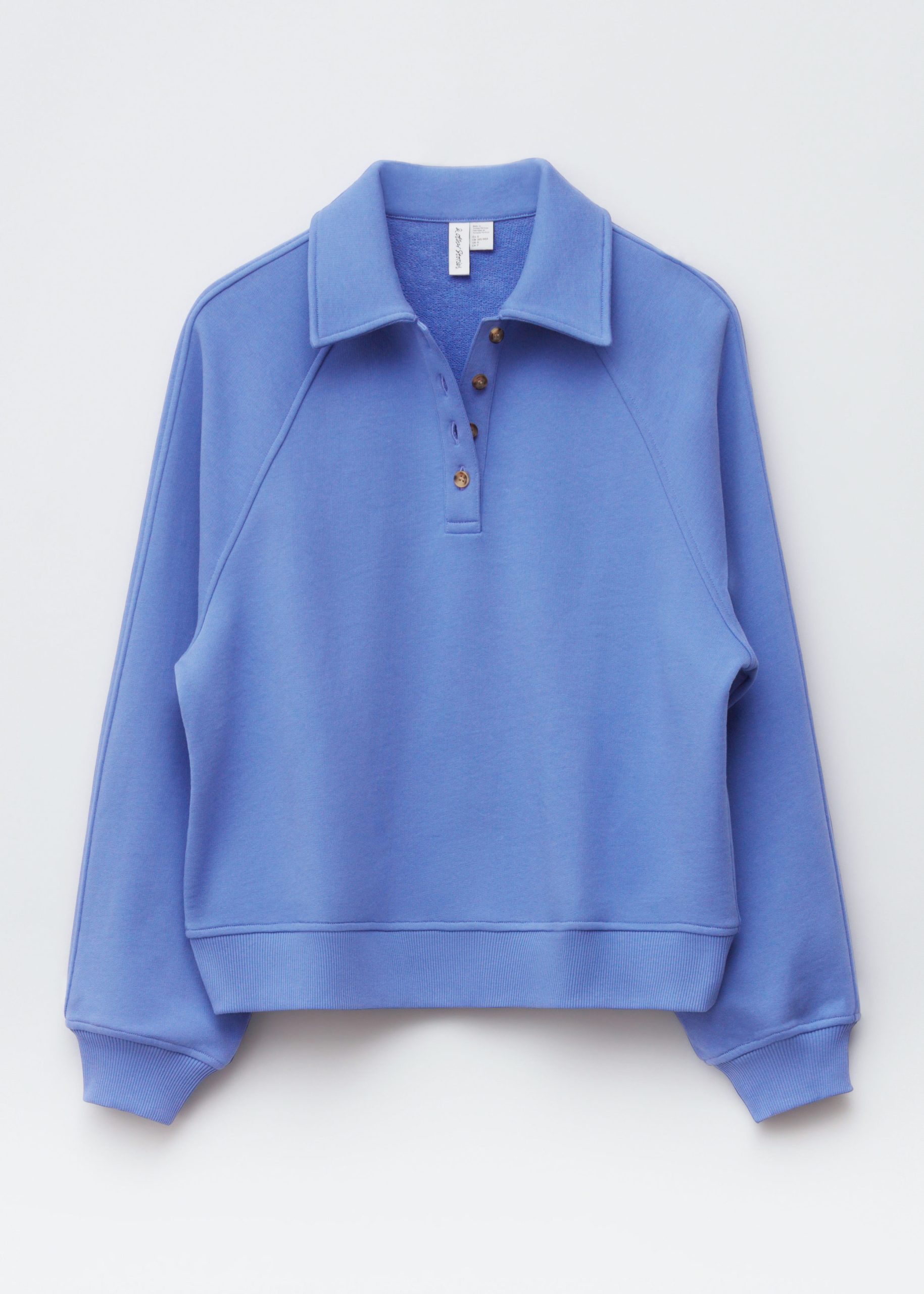 bluza-z-kolnierzykiem-348rnn.jpg Bluza polo z kołnierzykiem – Jasnoniebieski – Sweatshirts & hoodies – & Other Stories PL - obrazek 1