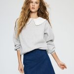Bluza z kołnierzykiem Kolor jasnoszary RESERVED 802HS 09X
