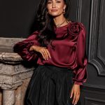 Bluzki Satynowe | Eleganckie i Modne Bluzki z Satyny | Roco Fashion (2)
