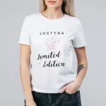 Koszulka z nadrukiem dla niej Rozmiar S Limited Edition